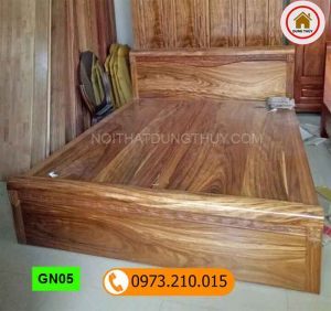 Giường ngủ gỗ hương xám cao cấp GN05