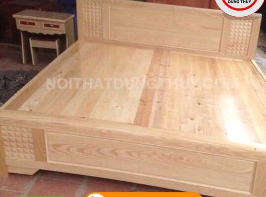 Giường ngủ gỗ sồi Nga GN06