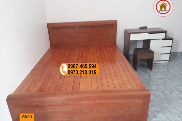 giường ngủ gỗ xoan đào GN11