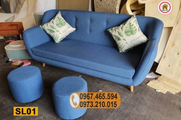 Ghế salon sofa văng thuyền đơn giản SL01