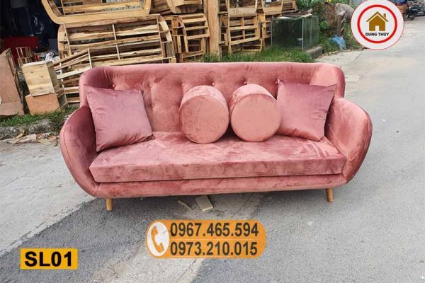 Ghế salon sofa văng thuyền đơn giản SL01