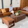 Bộ ghế sofa hộp chân oải gỗ sồi Nga SG28