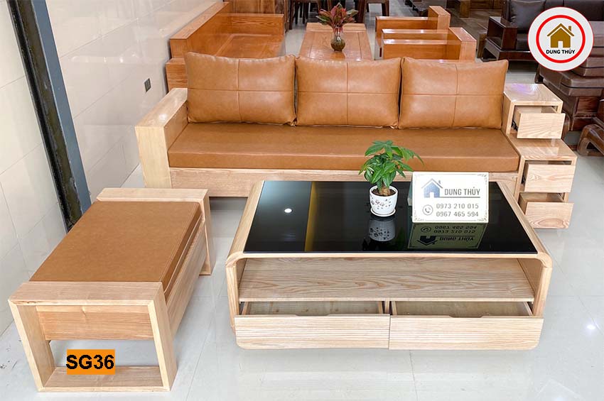 Vu lan báo hiếu 2022 với 10 mẫu bàn ghế gỗ cho phòng khách nhỏ gọn về nhà chật