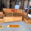 Bộ ghế sofa chân cuốn gỗ gõ đỏ SG50