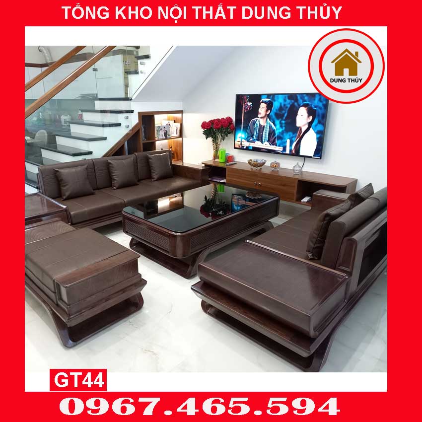bàn ghế sofa gỗ phòng khách tỉnh Thái Bình