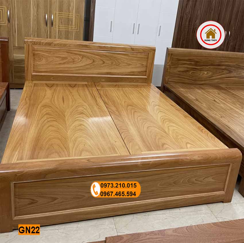 mẫu giường gỗ cho gia đình