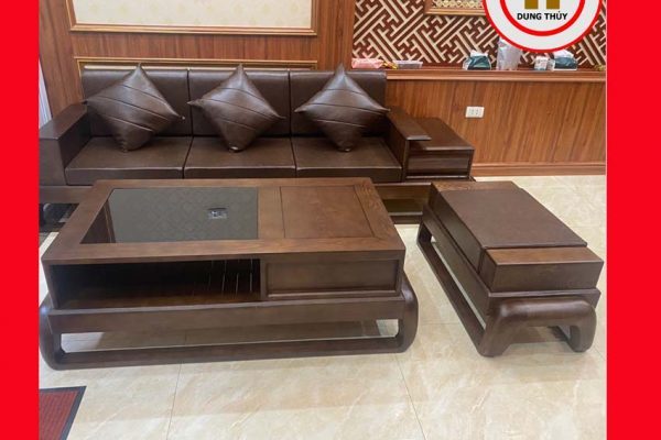 Bộ ghế sofa văng đùi gà gỗ sồi Nga SG77v