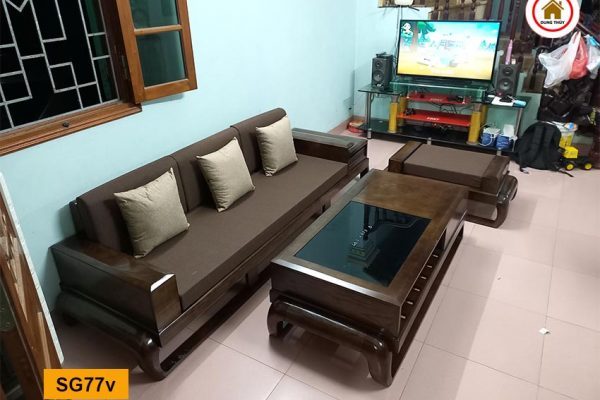 sofa đùi gà gỗ sồi SG77v3