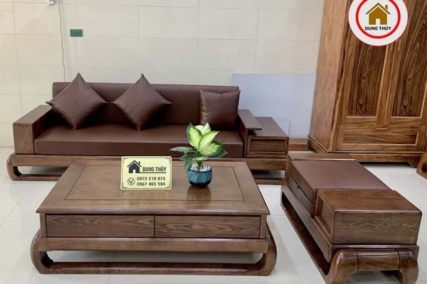 sofa văng đùi gà gỗ sồi Nga SG77