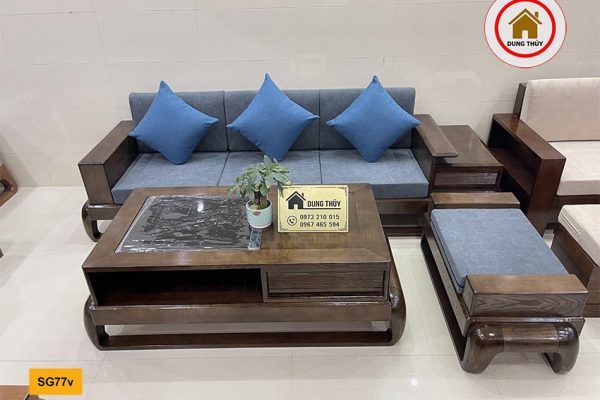 sofa văng đùi gà gỗ sôi SG77v