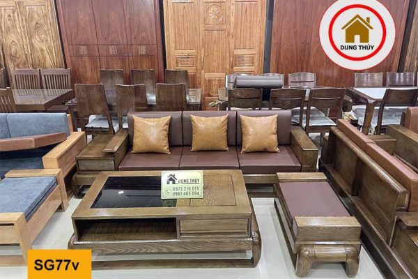 bộ sofa văng chân đùi gà go soi SG77v