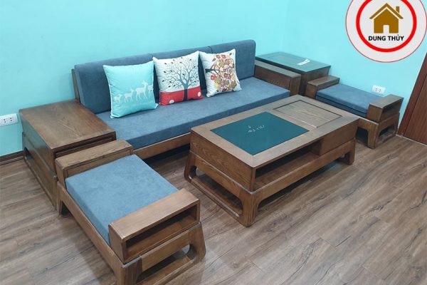 sofa gỗ Thanh Trì