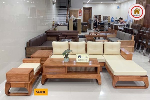 bộ sofa chân quỳ SG82L