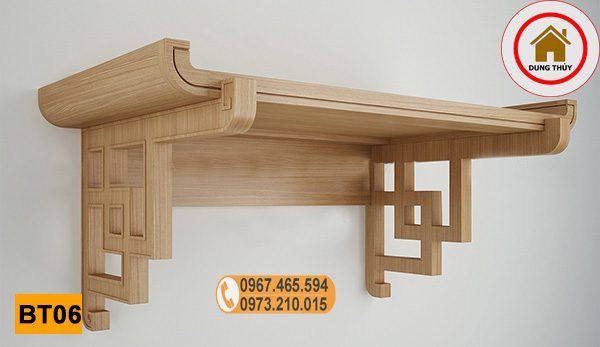 mẫu bàn thờ gỗ mini nhỏ gọn