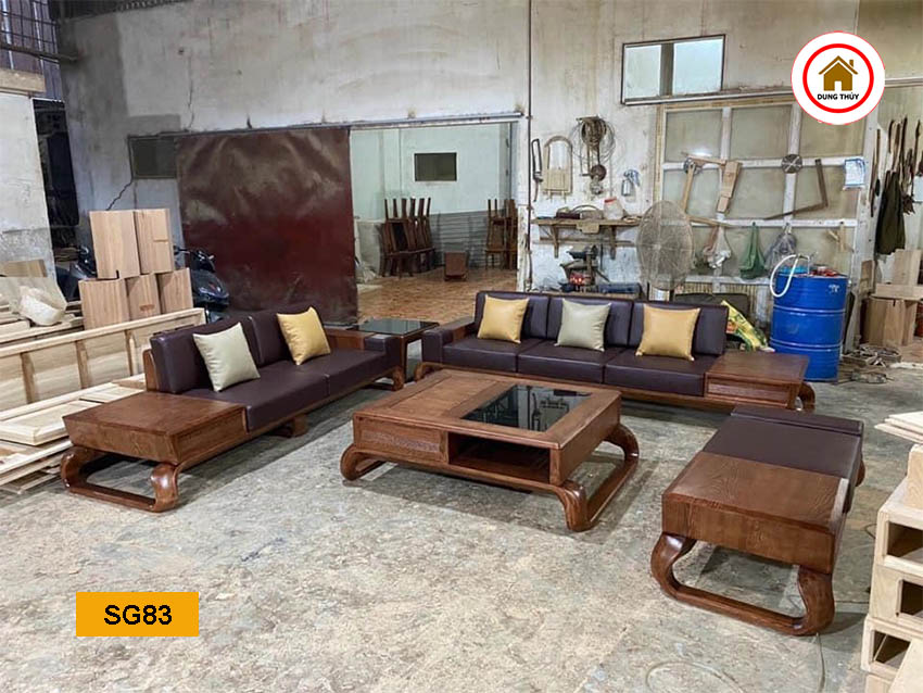 bàn ghế sofa gỗ phòng khách giá rẻ ở tỉnh Tuyên Quang
