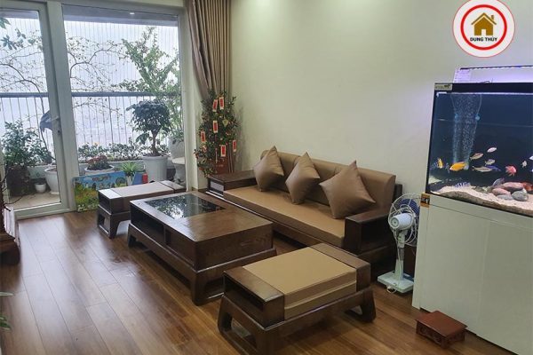 sofa văng chân quỳ Phú Xuyên