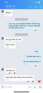 feedback Nguyễn Lợi