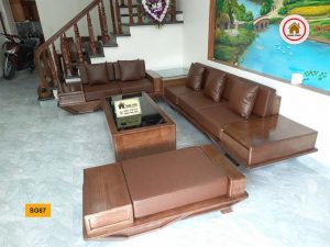 sofa 2 văng chân thuyền SG67