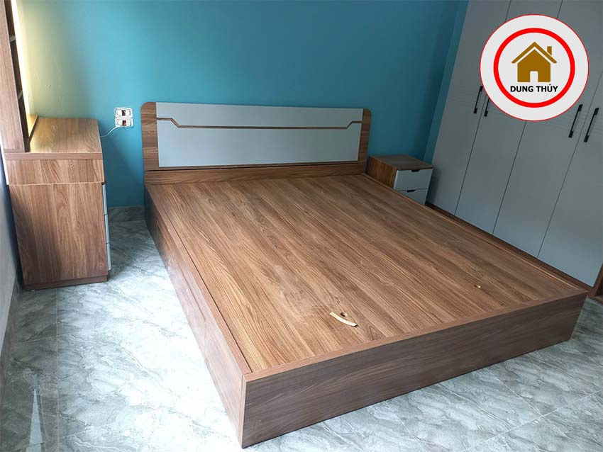 giường ngủ gỗ công nghiệp 1