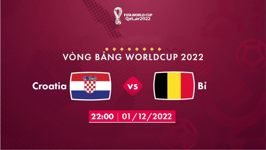Croatia - Bỉ World Cup 2022