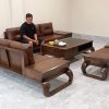 bộ sofa 2 văng chân xoắn1