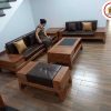 bộ sofa 2 văng chân quỳ đẹp