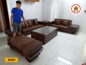sofa 2 văng phi thuyền SG91
