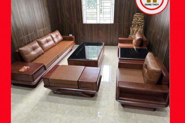 Bộ ghế sofa đối phi thuyền gỗ sồi Nga GT44 2024