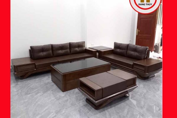 sofa gỗ Đại Cường đẹp SG91