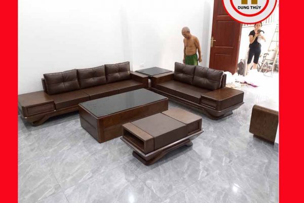 sofa gỗ Đại Cường đẹp SG91