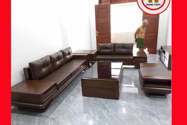 sofa gỗ Đại Cường đẹp SG91