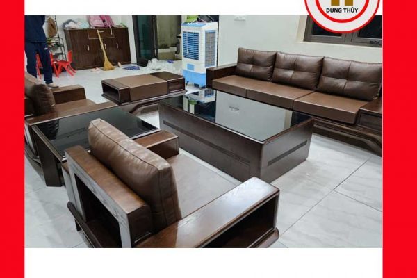 Bộ ghế sofa đối phi thuyền gỗ sồi Nga GT44 binhgiang 2