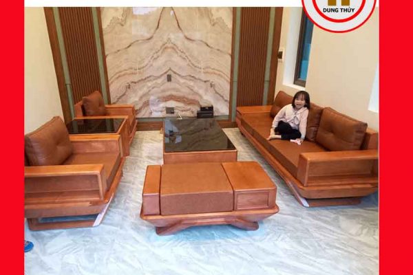 Bộ ghế sofa đối phi thuyền gỗ sồi Nga donganh 2