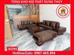 sofa gỗ Quỳnh Lưu