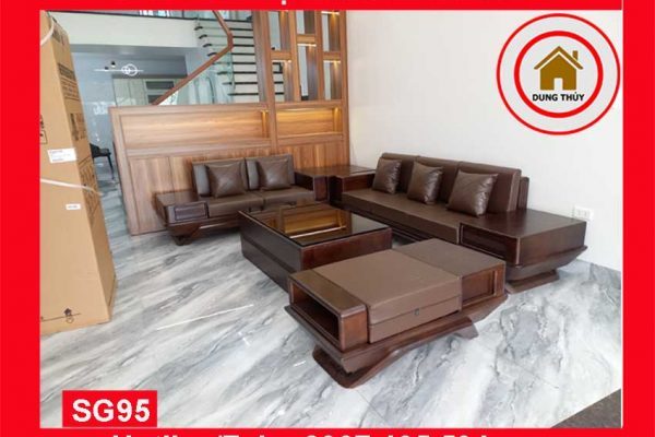 sofa gỗ Quỳnh Lưu