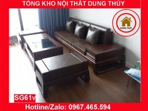 sofa gỗ KĐT Dương Nội