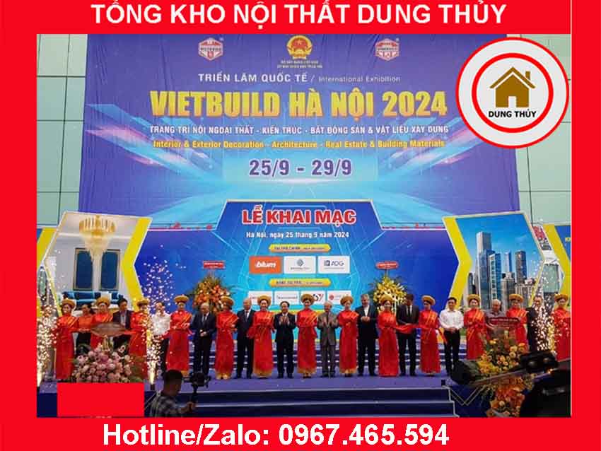 Nội thất Dung Thủy tham dự triển lãm Vietbuild Hà Nội 2024 lần 3 tháng 9/2024