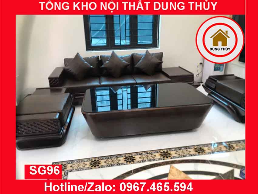 Sofa 2 văng kim cương gỗ sồi Nga SG96