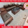 Bộ ghế sofa 2 văng thuyền cánh cong gỗ sồi Nga SG95