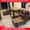 Sofa 2 văng kim cương gỗ sồi Nga SG96