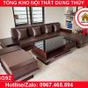 Sofa góc chữ L chân thuyền gỗ sồi Nga SG92 2024