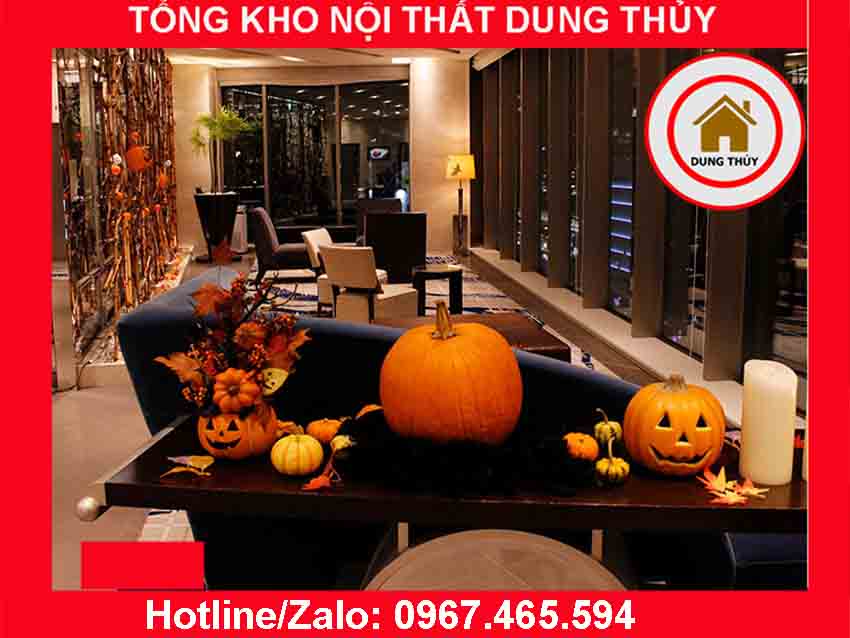 cách trang trí Halloween khách sạn