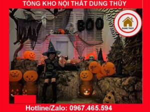 trang trí Halloween quán cafe