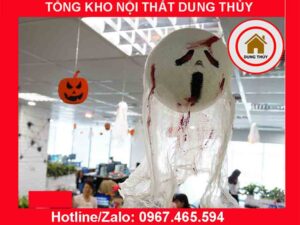 trang trí Halloween văn phòng