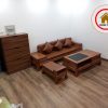 sofa gỗ 3 món