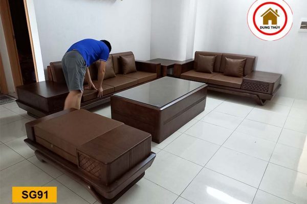 sofa 2 văng phi thuyền SG91