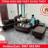 Bộ ghế sofa 2 văng thuyền cánh cong gỗ sồi Nga