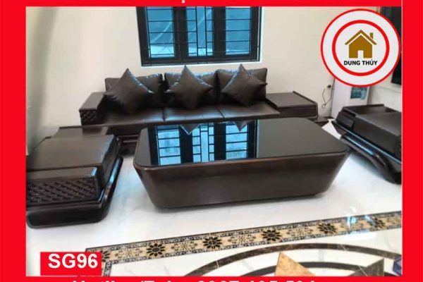 Sofa 2 văng kim cương gỗ sồi Nga SG96