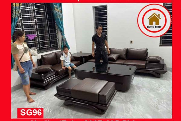 Sofa 2 văng kim cương gỗ sồi Nga