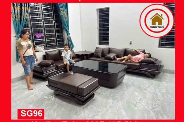 Sofa 2 văng kim cương gỗ sồi Nga